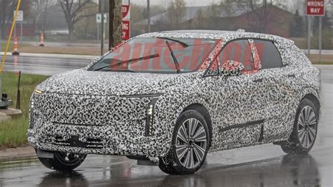 Smaller electric Cadillac SUV spied looking closer to production spec ...