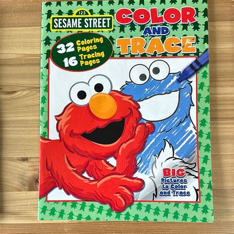 Sesame Street Color and Trace coloring book – Off the Wall Books n Cafe