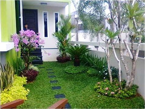 Gambar Desain Taman Minimalis | Small backyard gardens, Minimalist ...