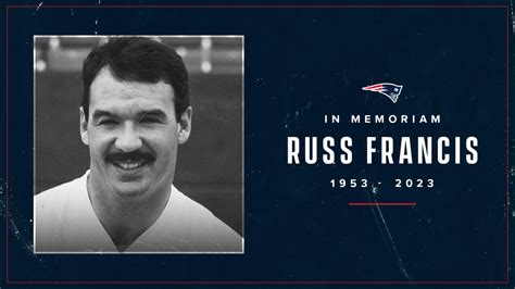 Former Patriots Tight End Russ Francis has Passed Away