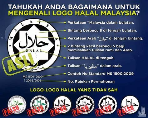 Logo Halal JAKIM Yang Sah Beserta Logo Palsu - MySemakan