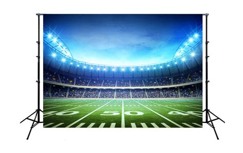 Stadium Backdrop Vinyl Cloth Backdrop Photography Football Field ...