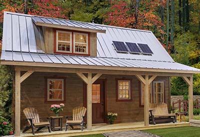 Off-Grid Living Simplicity - A 608 Sq. Foot Cabin That Rocks!