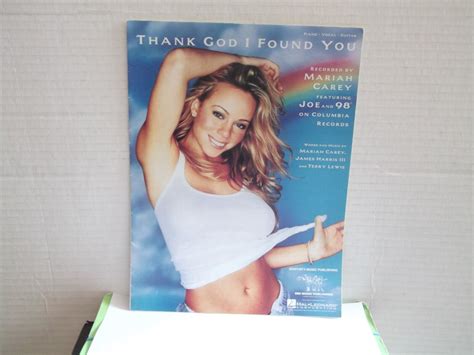 Mariah Carey,Sheet Music,"Thank God I Found You",US,1999 R&B classic,complete,M | #4631718633