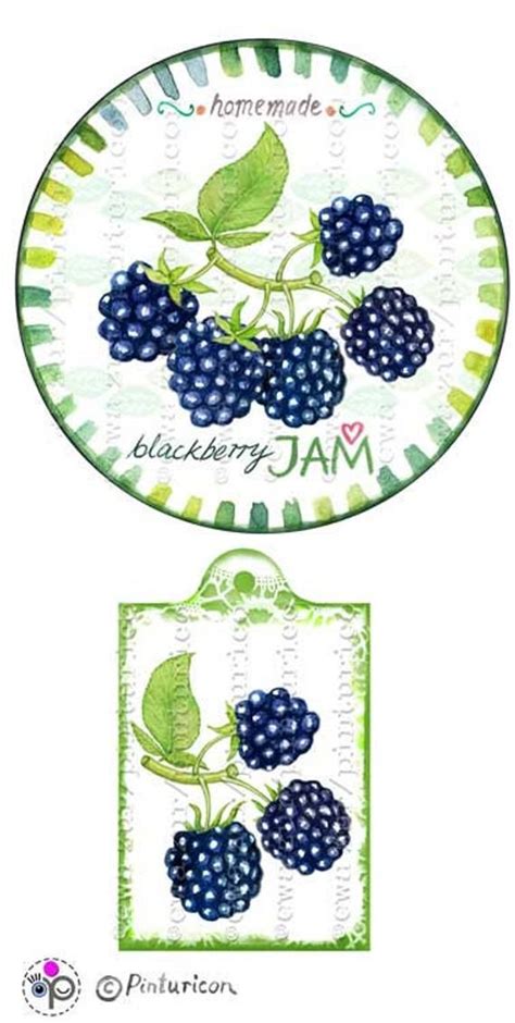 Free Printable Blackberry Jam Labels - Printable Word Searches