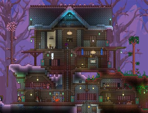 Pin by OtakuBR on Terraria | Terraria house design, Winter house, Terraria house ideas