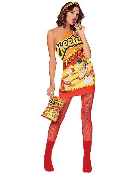 Adult Flamin' Hot Cheetos Dress Costume - Spirithalloween.com