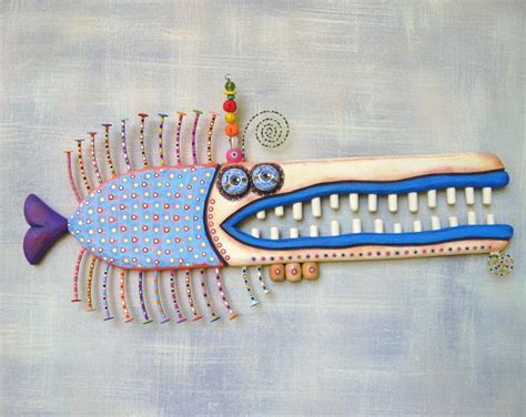 Fish Bones, MADE to ORDER, Fish Wall Art, Fish Carving, Marine Art, Wooden Fish Art, Found ...