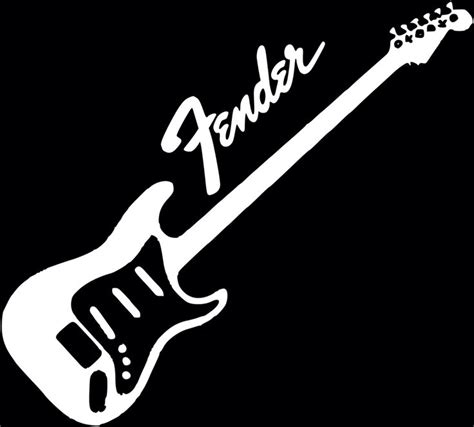 #fender #guitar love it | ステッカー 印刷, ロゴ, フォークソング