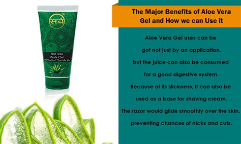 Health & Personal Care Products: The Immense Benefits of Aloe Vera Gel for Skin can Renew Beauty