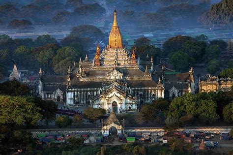 Ananda Temple - Bagan - Myanmar Photograph by Steve Allen