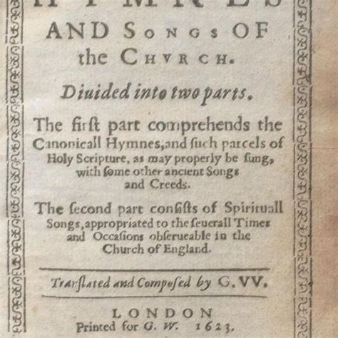 Orlando Gibbons - The Hymnes and Songs of the Church Lyrics and ...