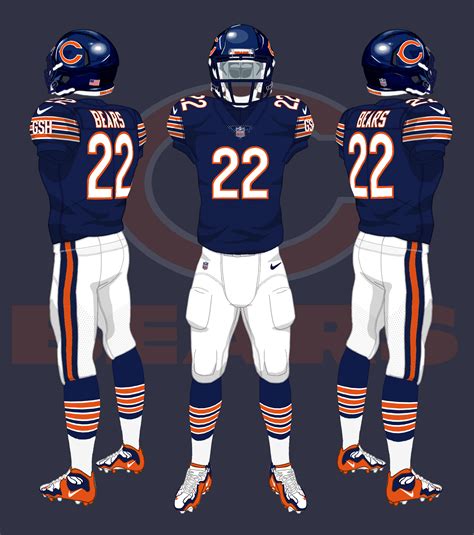 Chicago Bears Uniforms by CoachFieldsOfNOLA on DeviantArt