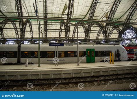 Dresden train station editorial image. Image of business - 259822110