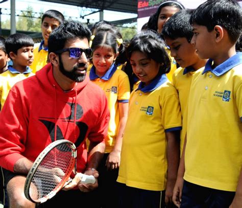 Rohan Bopanna at The Rohan Bopanna Tennis Academy