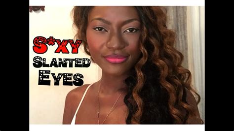 How To Get Super S*XY Slanted Eyes - YouTube