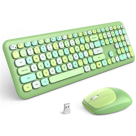 MOFii Wireless Keyboard and Mouse Combo, Computer Full Size Keyboard, 2 ...