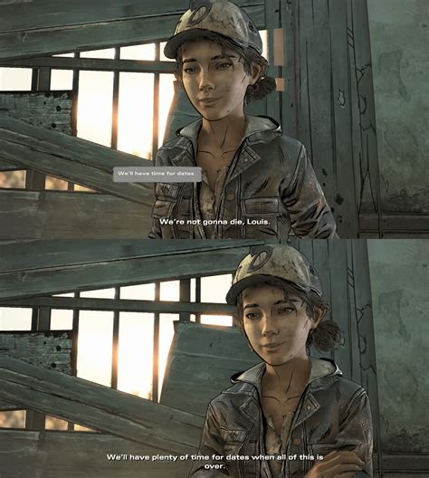 "We're not gonna die, Louis." : r/TheWalkingDeadGame