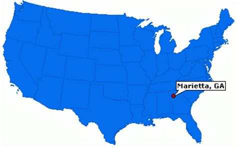 Marietta, Georgia - Map Locator