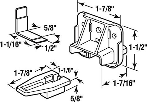 Slide-Co 223887 Drawer Track Guide and Glides – Replacement Furniture Parts for Dressers ...