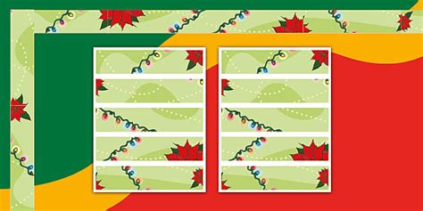 Feliz Navidad Bulletin Board Borders (Teacher-Made) - Twinkl