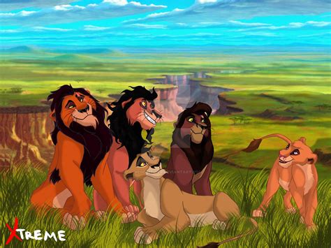 The Lion King - Scar, Zira, Nuka, Kovu and Vitani by Diego32Tiger on DeviantArt | Lion king fan ...