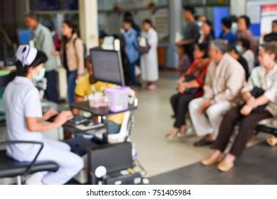 Blurry Patient Waiting Hospital Stock Photo 751405984 | Shutterstock