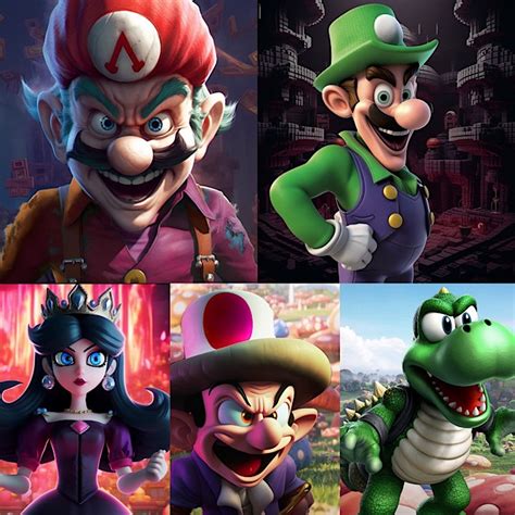 AI Turns Super Mario Heroes Into Terrifying Villains - Make Tech Easier