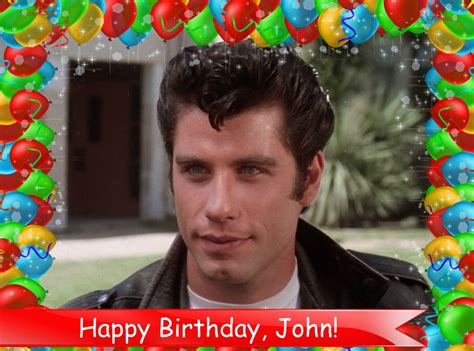 Today is John's birthday! - John Travolta Fan Art (38160604) - Fanpop