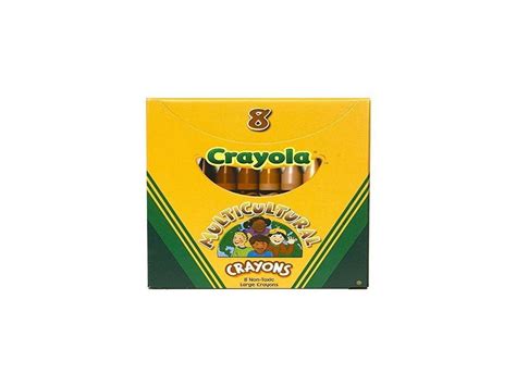 Crayola Multicultural Crayons, Large, 8 Pack - Walmart.com