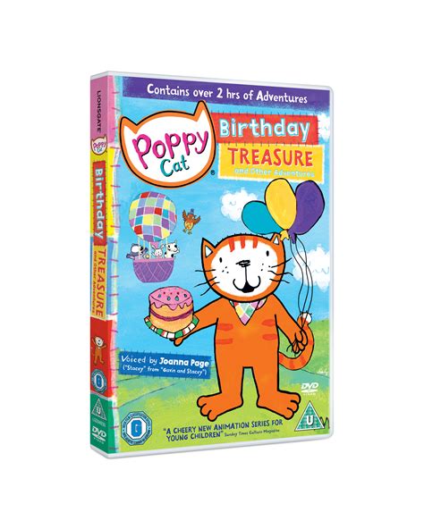 NEW Poppy Cat DVD ‘Birthday Treasure and Other Adventures’ - Cotswold Mum