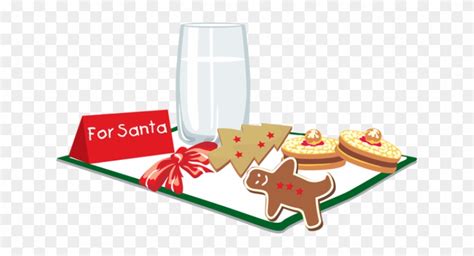 Christmas Cookies For Santa Cookie Clipart - Santa Cookies Clip Art - Free Transparent PNG ...