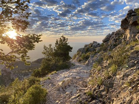 Guadalupe Peak Trail- Guadalupe Mountains National Park- Texas- USA- State High Point : hiking