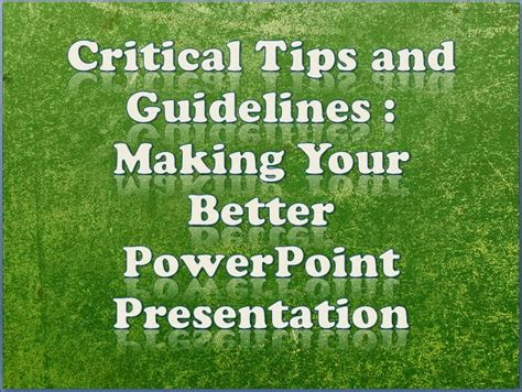 10 Amazing Simple Presentation Ways That Audience Will Trust You ~ Free PowerPoint Templates ...