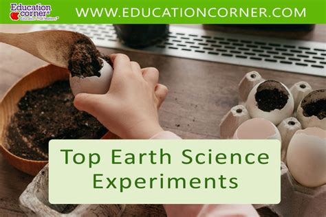 Top 17 Earth Science Experiments - Education Corner