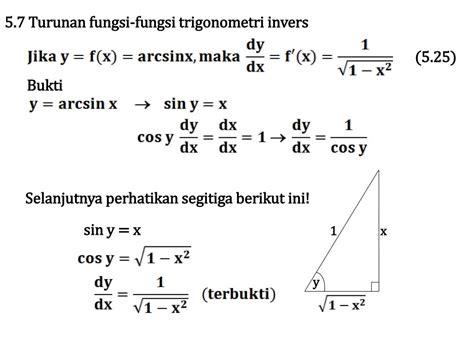 Contoh Soal Turunan Invers Fungsi Trigonometri - Riset