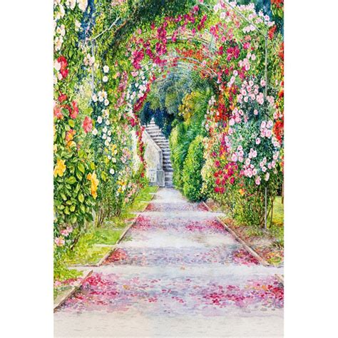 2019 Garden Wedding Floral Backdrop For Photography Printed Spring ...