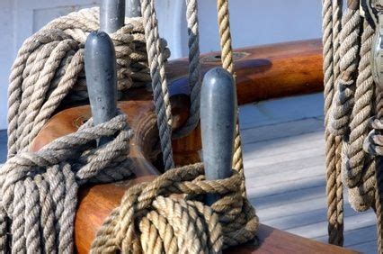 Sheet, line, rope - different names for different uses of rope on a boat. Mooring Rope, Smiling ...