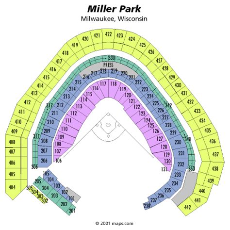 Brewers Stadium Seating Chart Map | Awesome Home