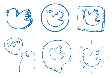 Twitter Bird Vector Set 94502 Vector Art at Vecteezy