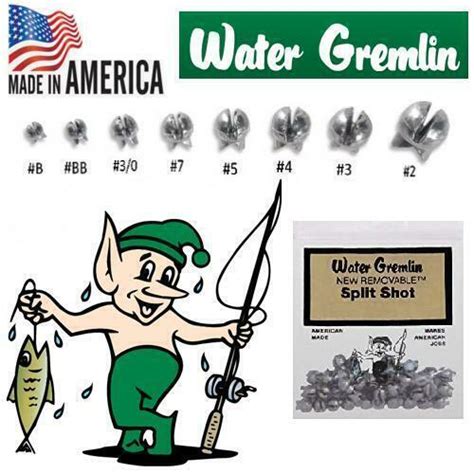 Water Gremlin Removable Split Shot (Choose Size) PSS | eBay