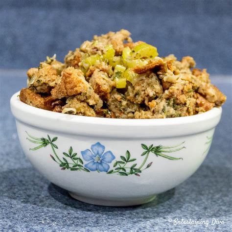 Old Fashioned Celery and Sage Turkey Stuffing Recipe - Entertaining ...