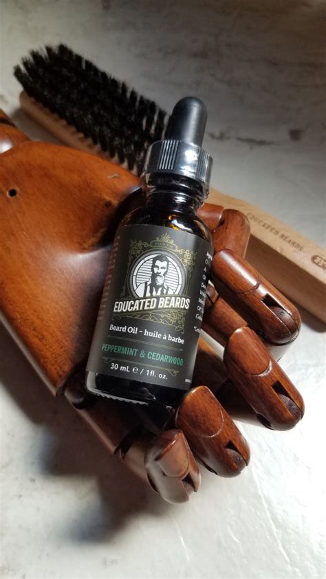 Peppermint & Cedarwood Beard Oil - Educated Beards