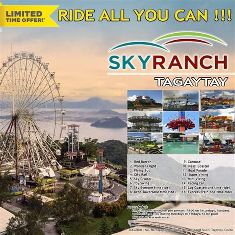 Sky Ranch Tagaytay Ride-All-You-Can Day Pass, Manila Klook Philippines | lupon.gov.ph