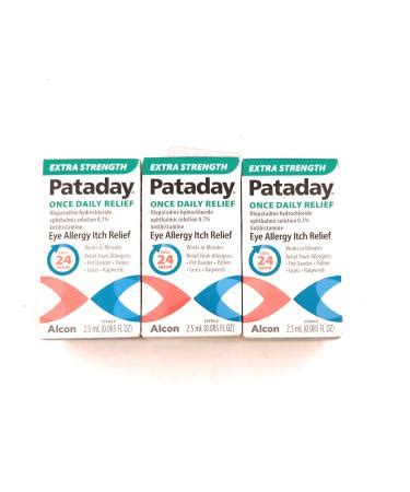 Pataday Eye Drops Extra Strength, 2.5 ml (3 Pack)