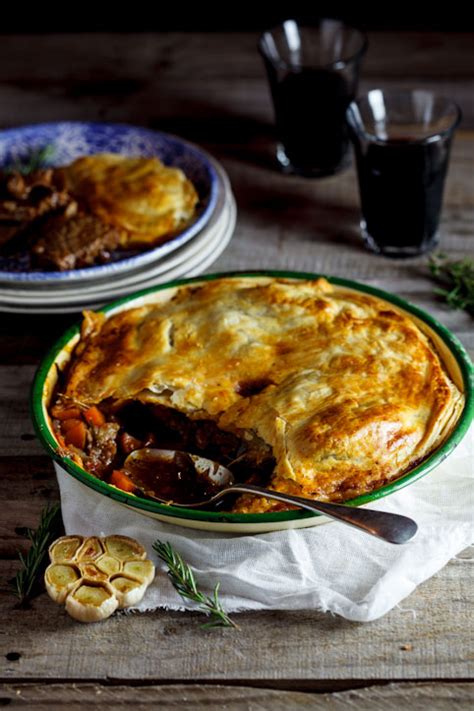 Slow-cooked lamb, rosemary and roasted garlic pie - Simply Delicious