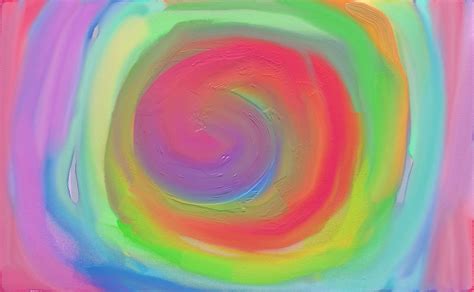 Bright Spiral Painting by Naomi Jacobs - Pixels