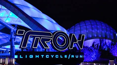 Disney's Tron Lightcycle Run ride immerses fans in high-speed sci-fi ...