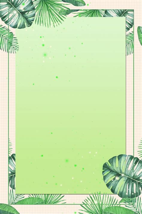 Spring Green Fresh Flower Plant Border Background Wallpaper Image For Free Download - Pngtree ...