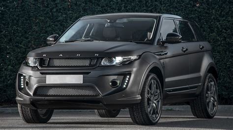 Tuningcars: Range Rover Evoque Gets All-Matte Black Carbon Fiber ...